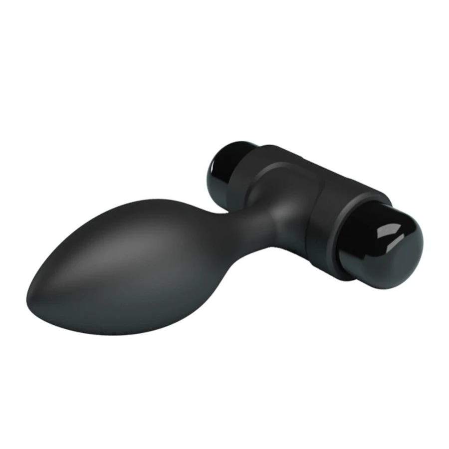 PRETTY LOVE - VIBRA BUTT 10 VIBRAZIONI PLUG ANALE NERO